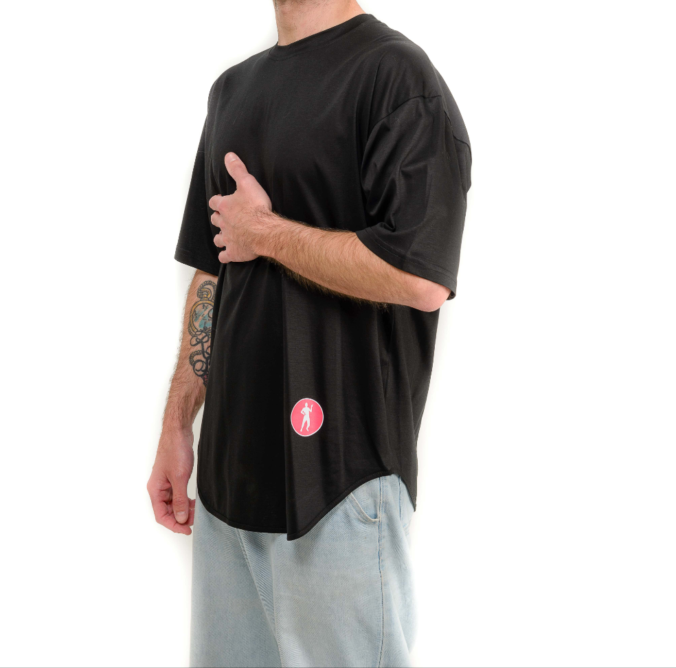 T-Shirt oversize ad onda Bellepoque